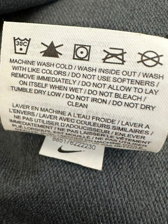 Nike Steelers On Field Jacket XL Full Zip Hooded NFL Black 597674-032 FLAW sssss - Picture 9 of 11